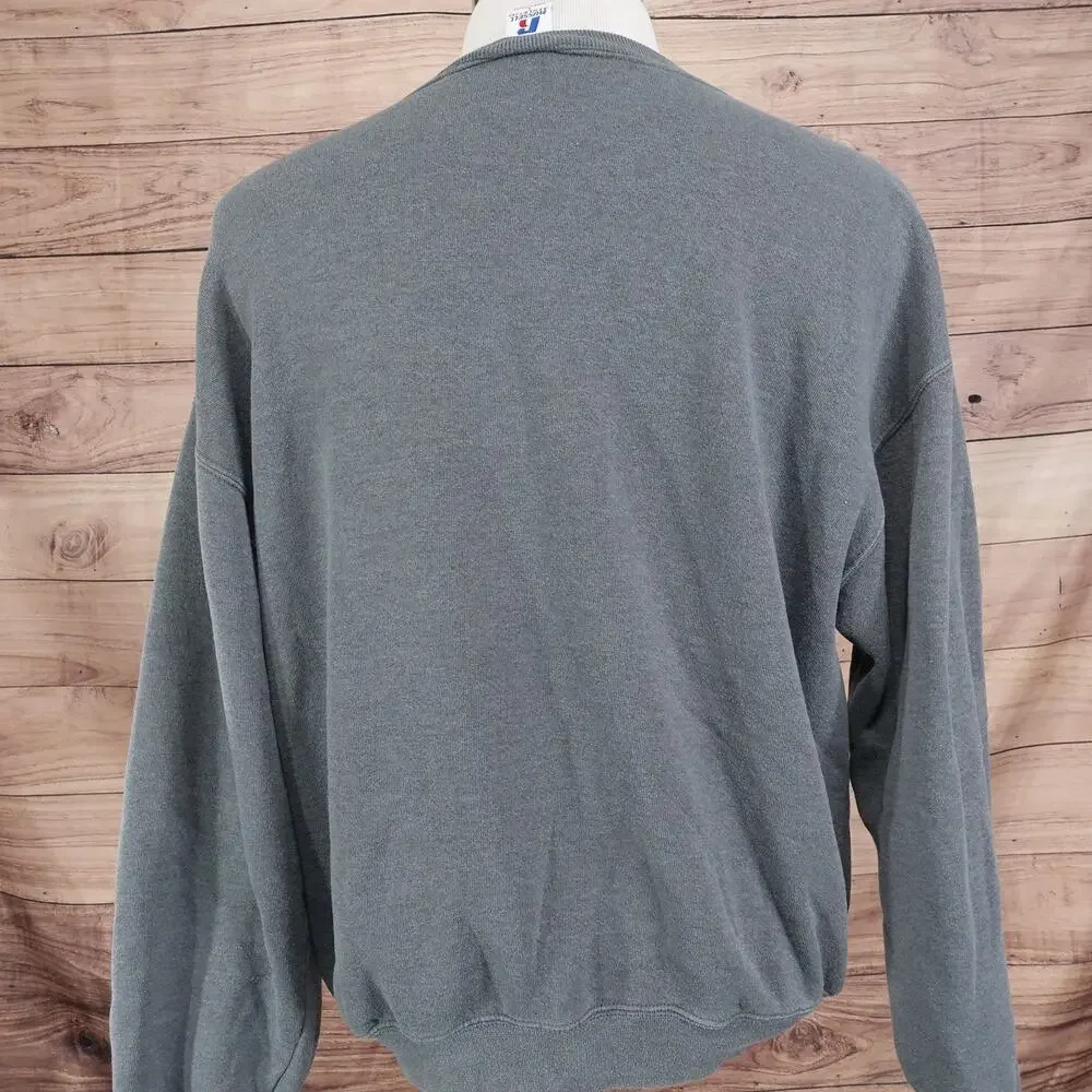 VINTAGE ROLLA BULLDOGS MISSOURI RUSSELL ATHLETIC GREY SWEATSHIRT‎ SIZE L LARGE - Picture 6 of 8